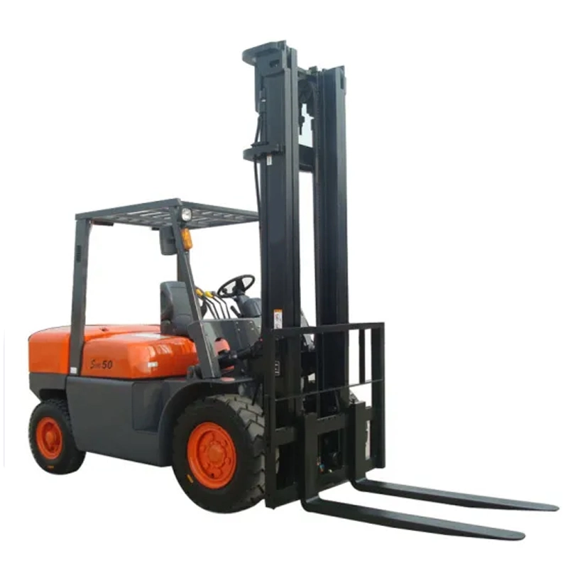 Diesel Forklift 5t Heavy Duty Diesel Forklift Used for Moving and Lifting Cargo