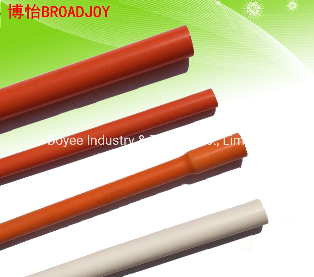 Fire Retardant Plastic PVC Electrical Wiring Tube Protector Cable / 180 Bending Degree Bendable Pipe Conduit PVC Conduit Pipe with Bottle Neck for Wiring Cable