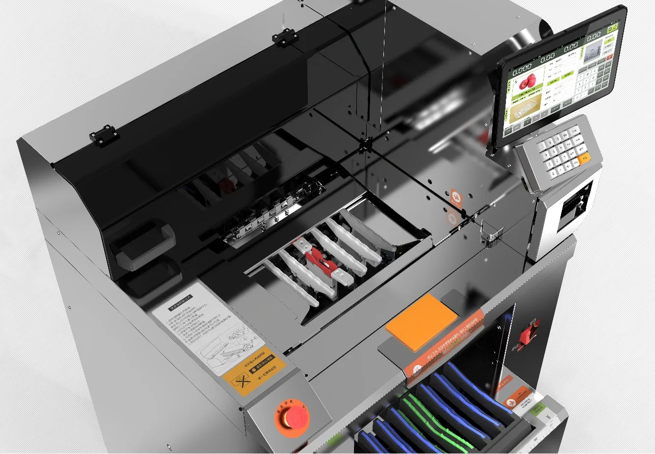 Una calidad superior de la máquina de embalaje automáticas de envasado de alimentos para las manzanas, las verduras de la máquina de embalaje de alimentos comerciales