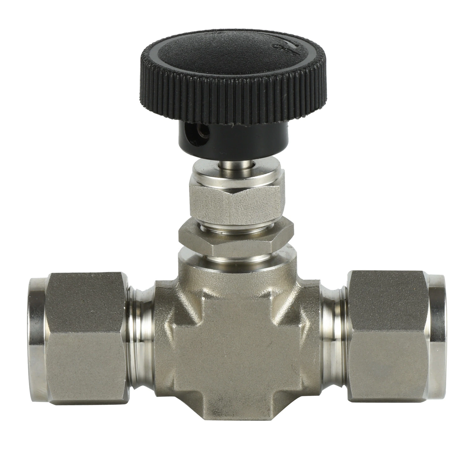 6000psi SS316 1/2 NPT Adjustable Female Straight Ty Needle Valve