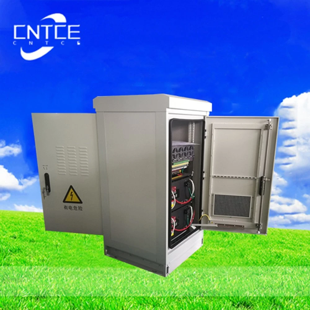 Elektrische Metallgehäuse für Klimaanlagen für Telekommunikationsgeräte IP65 Box 42u Schrank für den Außenbereich