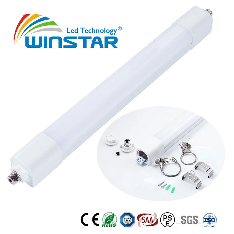 Dali Dimmable Industrial LED Tri Proof Light IP65 150LMW 170LMW 5years Warranty Ce RoHS Approved