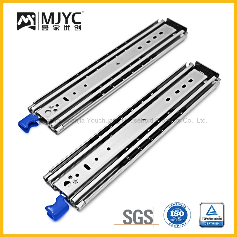 Heavy Duty 227kg Locking Drawer Draw Slides Glide Rails Industrial Runners Furniture Table Hardware Accessories 1600mm