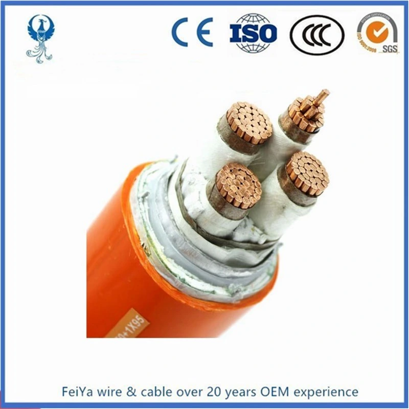 PVC Heating Cable Type 409 Composite Screened Power Cores 3X15 with a Single Extensible Pilot Open-Cut Mine Cable