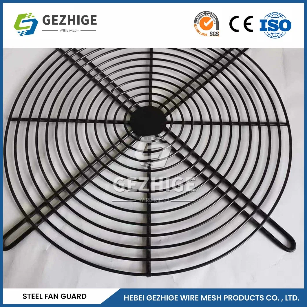 Gezhige Stainless Steel Fan Grill Guard Manufacturers OEM Customized Industrial Fan Cover China 60mm Diameter Wall Fan Guard