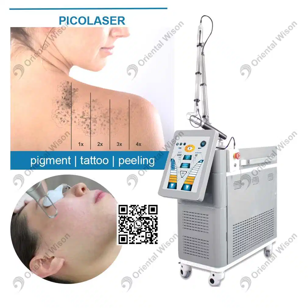 Dali Beauty picosecond Picolaser Extracción de tatuaje Q conmutado ND YAG Pigmento de la mancha del laser Alex Laser Tattoo Quitar el peeling negro del carbono Blanqueado de piel de muñecas