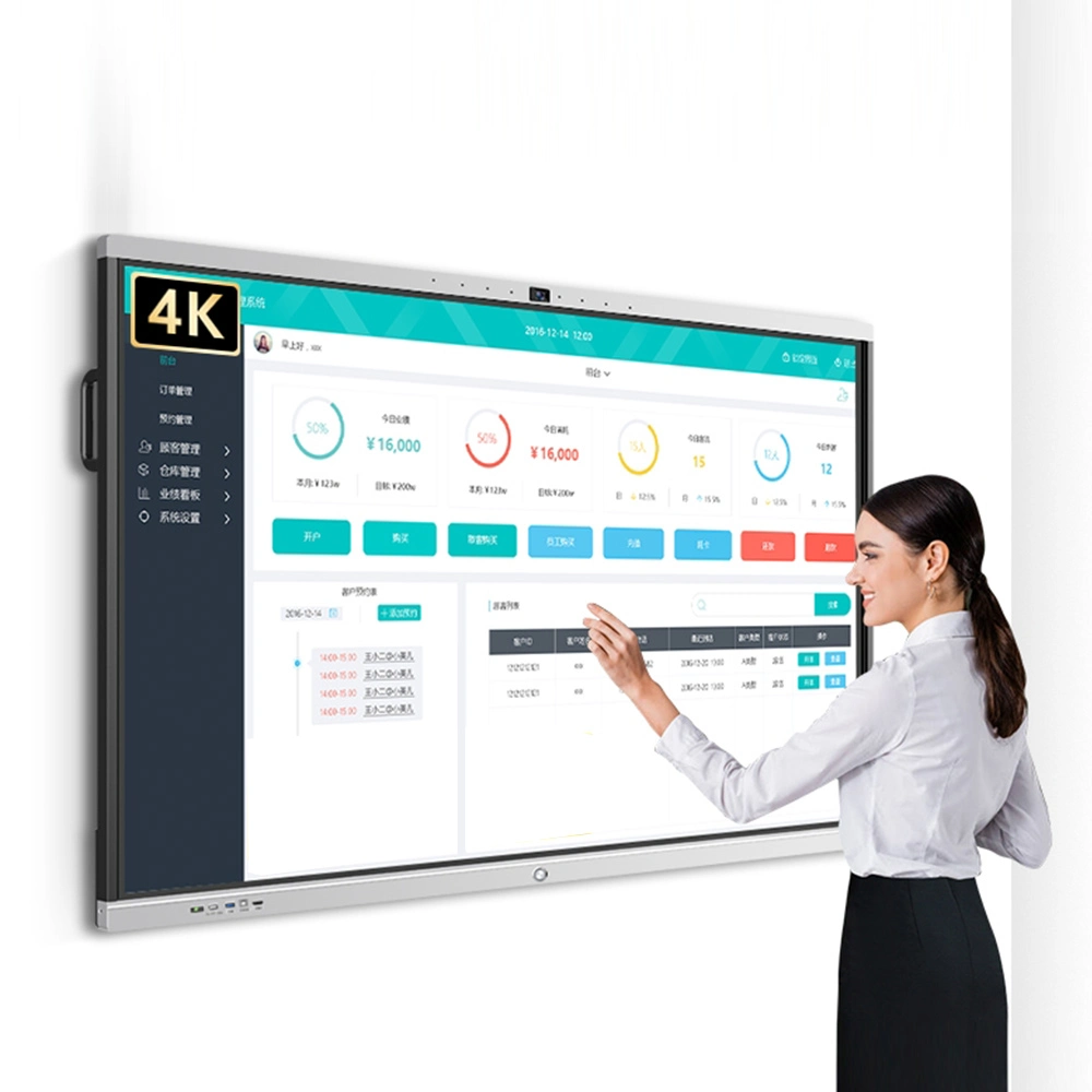 65-дюймовый высококачественный видеовызов для совещаний в офисе Smart Board Доступно