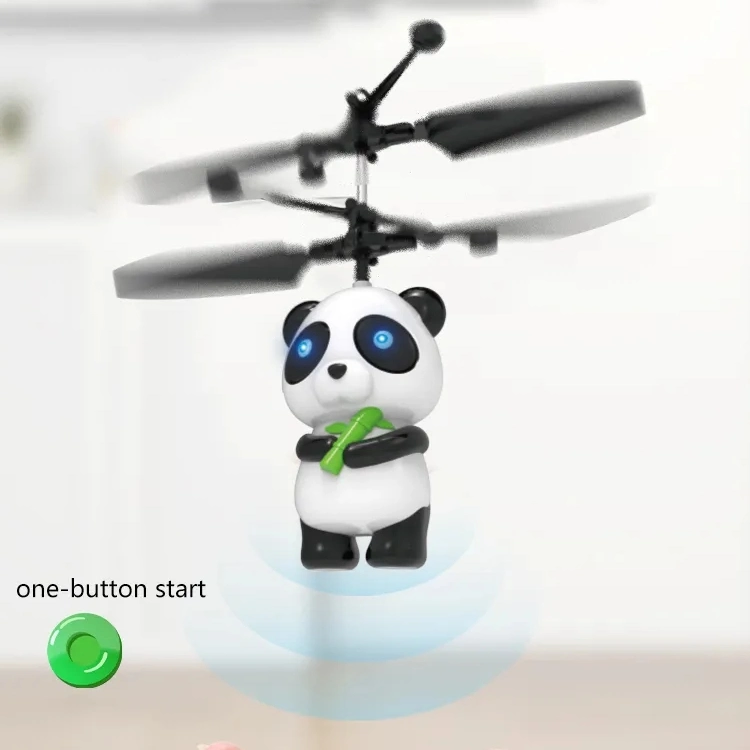 High Quality Cute Panda Drone Flying Toys Helicopter Toy Flying Remote Control Toys
