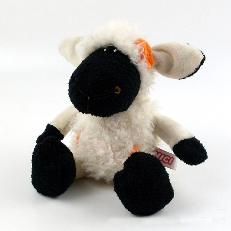 Fabrik OEM Kundengebundene hohe Qualität Brown Lamm gefüllt Plüsch Weiß Schaf Spielzeug