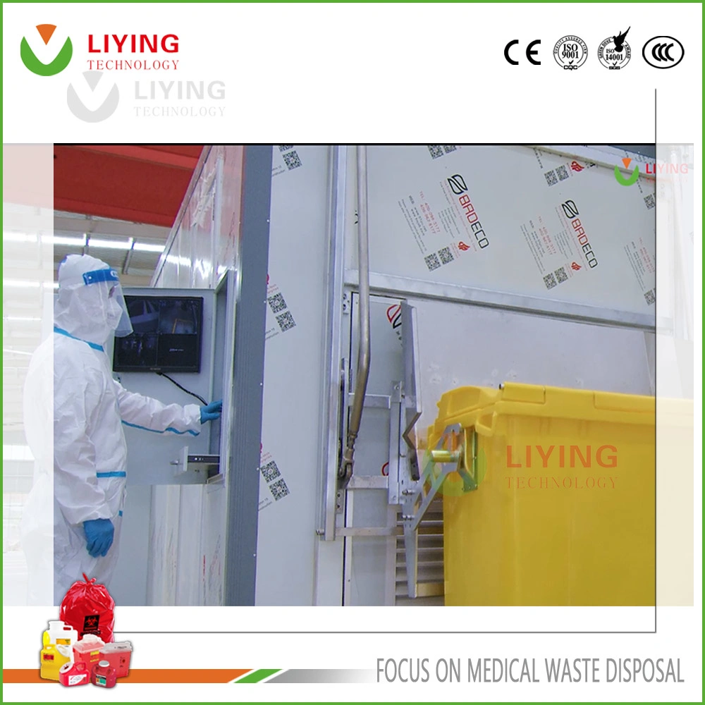 Microwave Treatment Equipment for Hospital/Clinic Medical Waste/Garbage Use