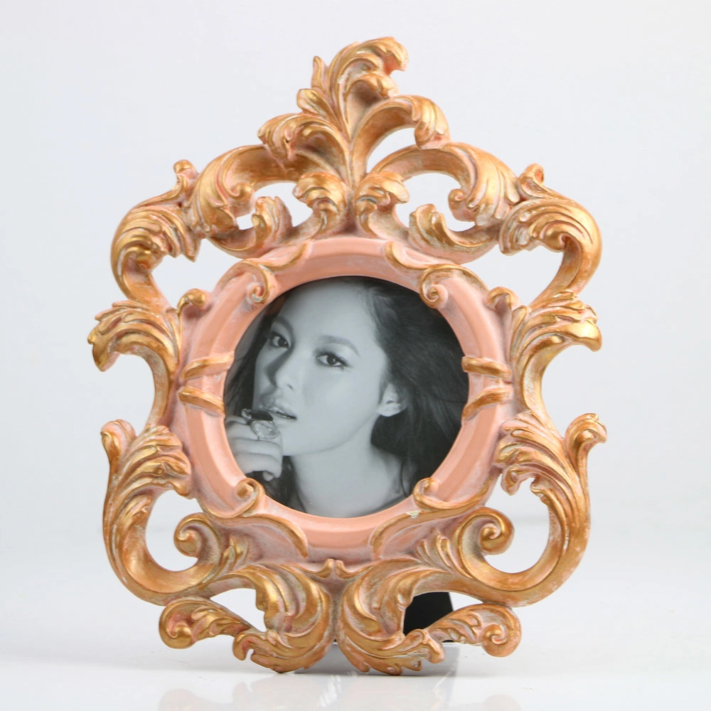 Personnalité personnalisé Polyresin désherbage Photo Frame décoration murale Photo Frame pour cadeau