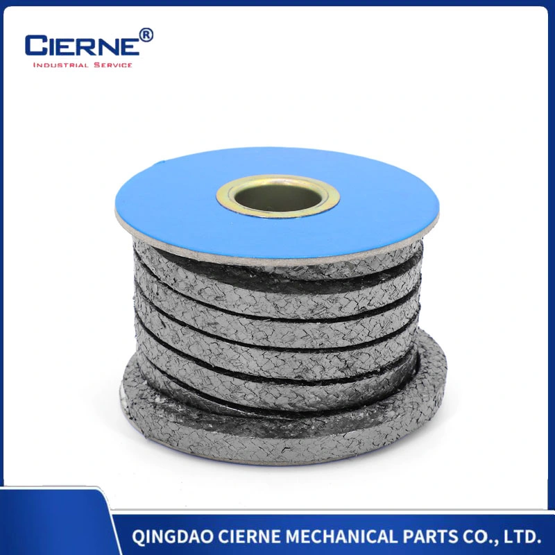 High Temperatur E Wire Reinforced Flexible Graphite Packing Mechanical Seal Pump Graphite Gland Packing Sealing Packing