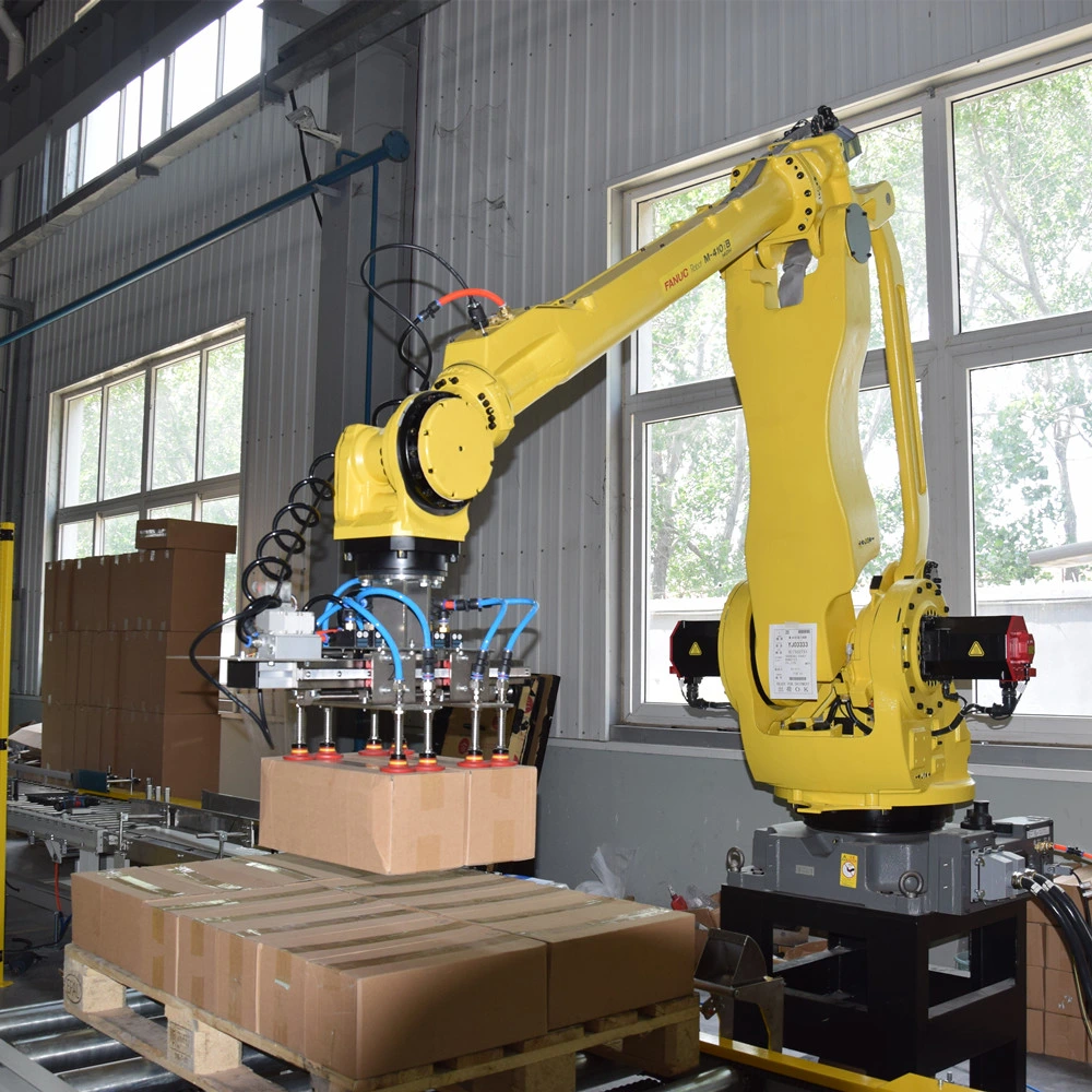 Robot Palletizing System Stacking Automatic Bag Packaging Machinery