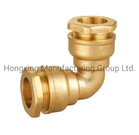 Brass or Dzr Compression Fittings PE Pipe Straight Tap Connector