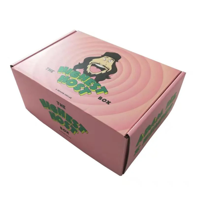 China Suppliers Delicate High Performance Recycled Printed Corrugated Paper Box Package