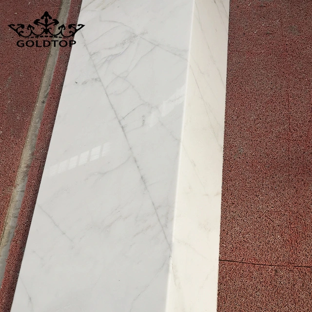 Natural Stone Elba White Marble, Chinese Calacatta White Marble for Interior/Indoor/Floor/Wall/Kitchen/Bathroom Decoration/Home Decor