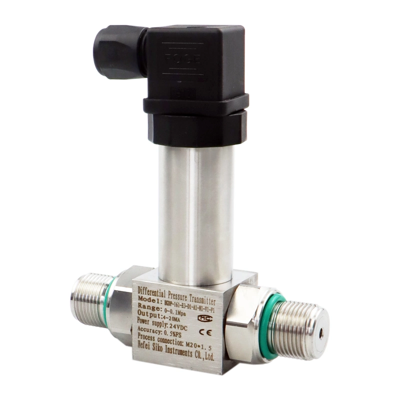 DC 24V Analog 4-20mA Output 1/2 NPT Thread 5kpa Liquid Oxygen Differential Pressure Sensor