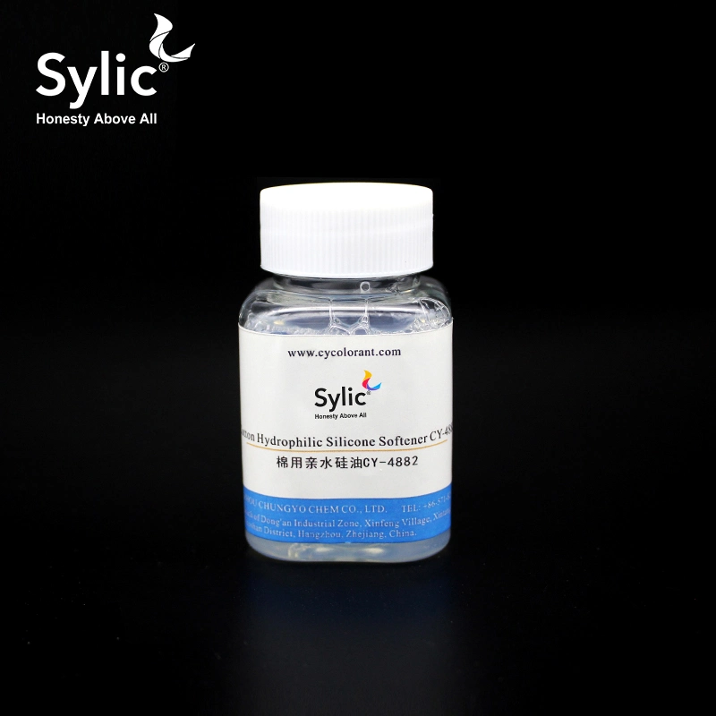 Coton hydrophile Sylic® Adoucisseur de silicone 4882 /Fabricant de produits chimiques textiles/textile/auxiliaire Adoucisseur de finition