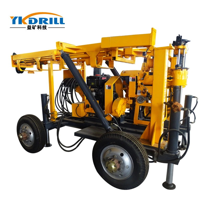 Original Factory Price Hydraulic Mobile Mining Truck Mounted Drill Machine 200m Cheap Trailer Water Well Mine Drilling Rig