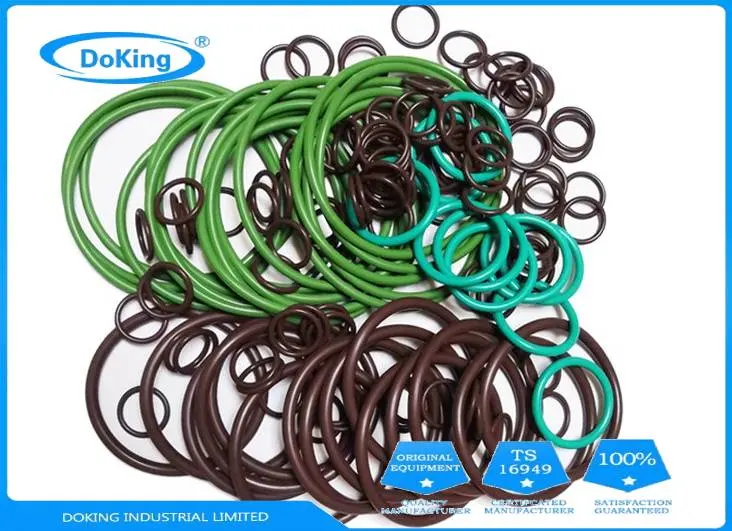 O Ring with NBR and FKM Material Seal Ring Rough Surface with Powder