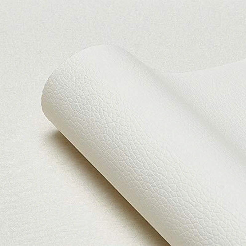 Cuir texture PVC vinyle imprimable blanc blanc vierge vinyle papier peint pour jet d'encre Impression