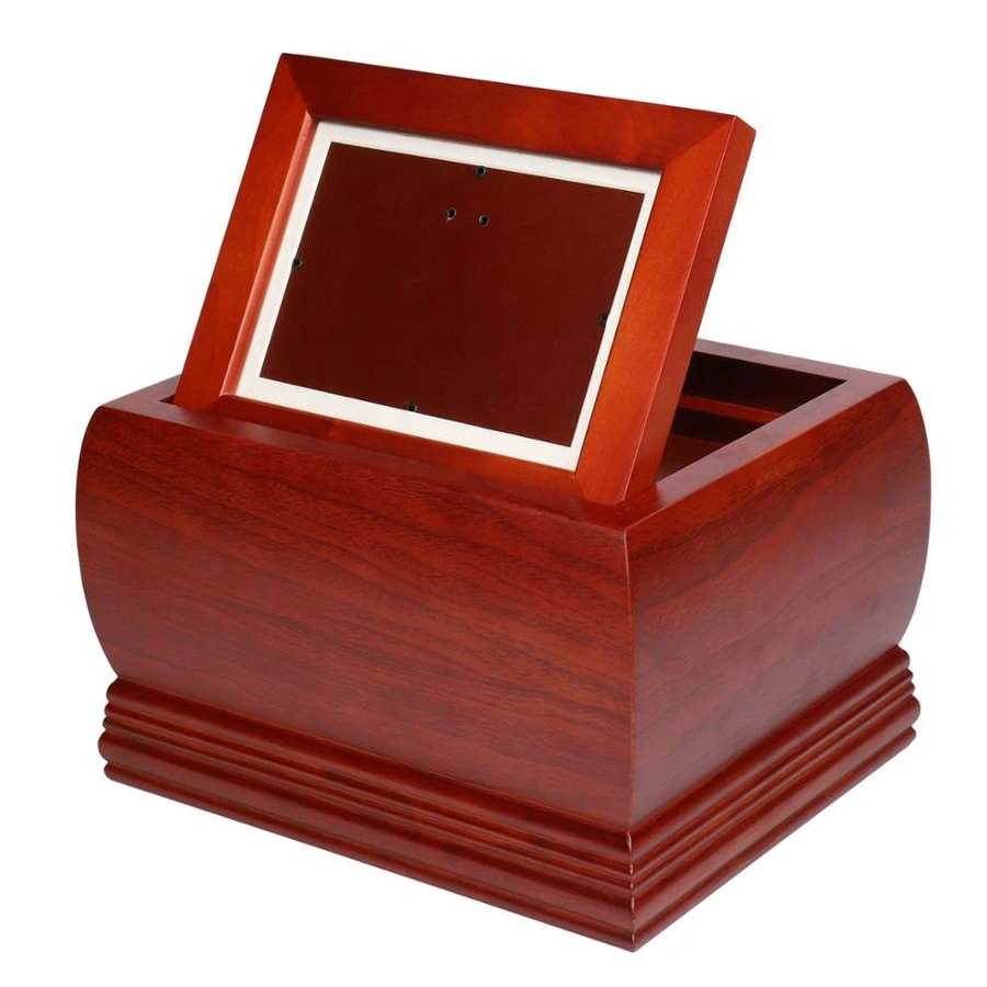 Customized Large Wooden Pet Casket and Urns for Dog Cat Ashes Pet Home / Good Quality / Warm / Loving Home