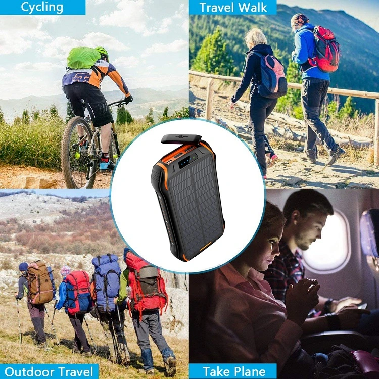 Tragbare Power Station Wasserdichte 26800mAh Solar-Ladegerät Power Bank