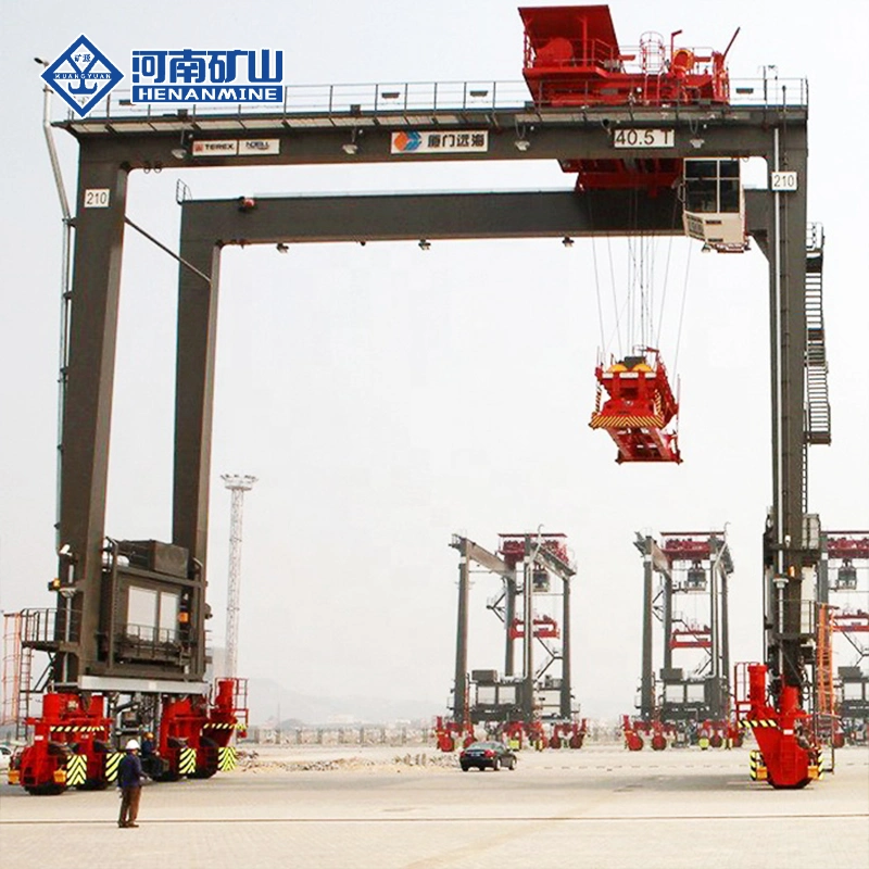 Rmg Type 20 Ton 30 Ton 40 Ton 50 Ton Double Girder Mobile Harbour Gantry Crane