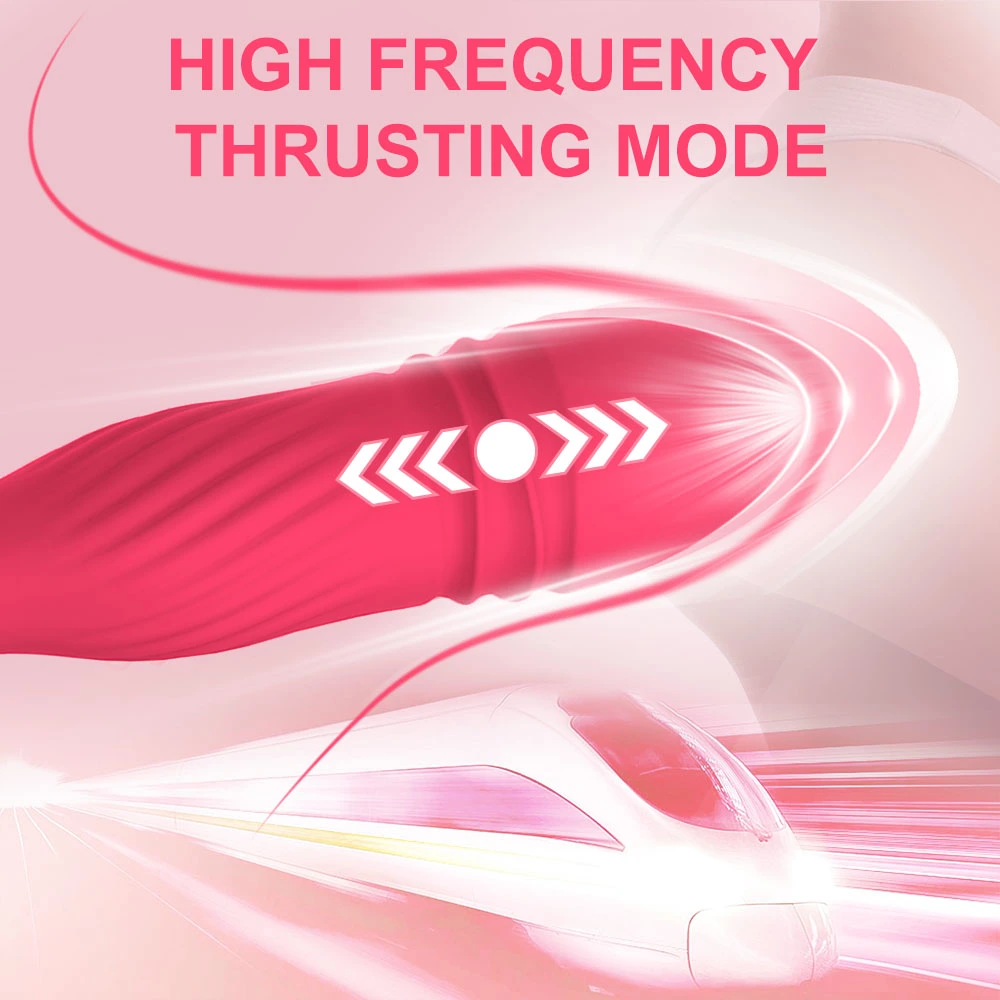 New G Spot Rabbit Waterproof Dildo Vibrator with 9 Powerful Vibrations Dual Motor Stimulator for Women or Couple