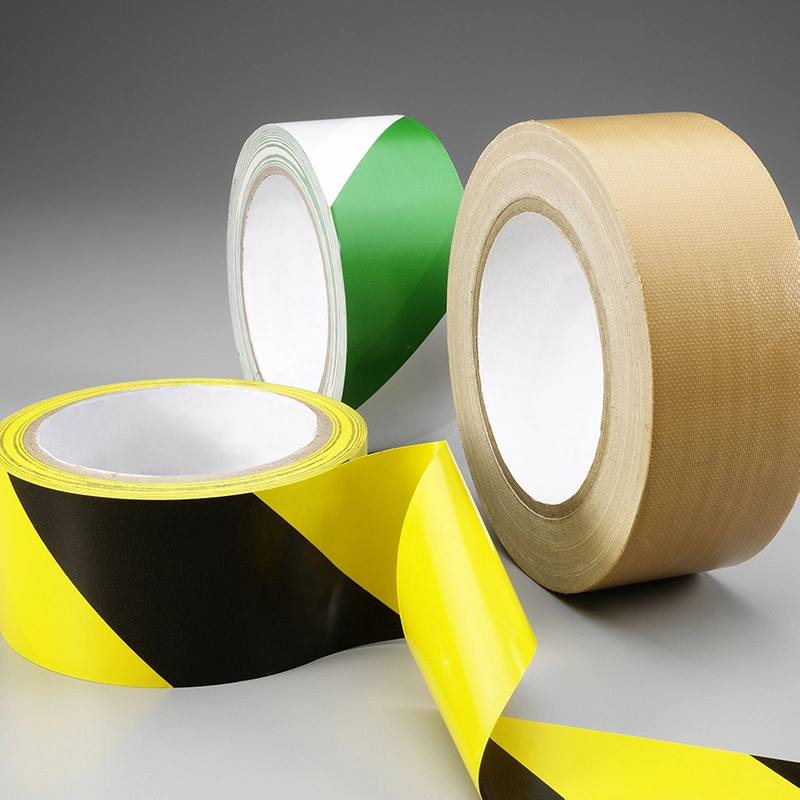 Piso de PVC industrial marca de identificación, codificación de color cinta