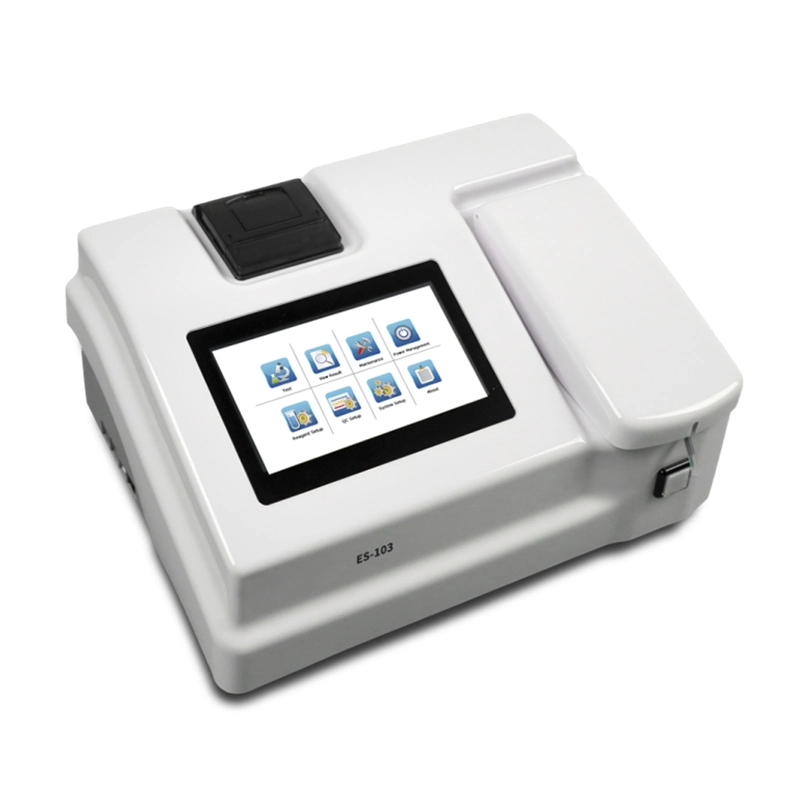 Clinic Rapid Testing Result Es-103 Semi Automatic Chemistry Analyzer