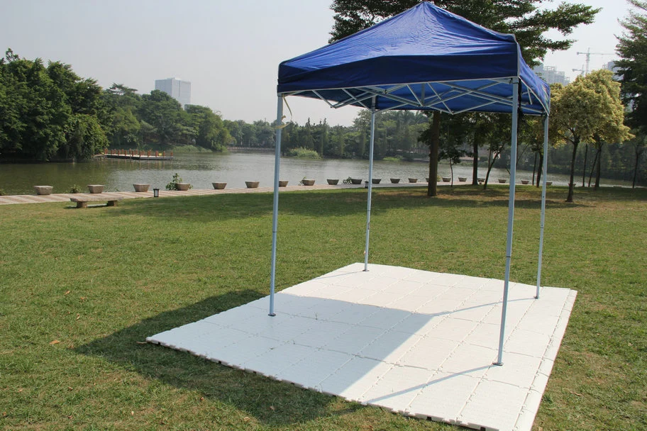 Private Model China Biggest Supplier Waterproof Fireproof Turf Protection Dance Floor Outdoor Event Flooring Trade Show Tent Flooring Modular Plastic Deck