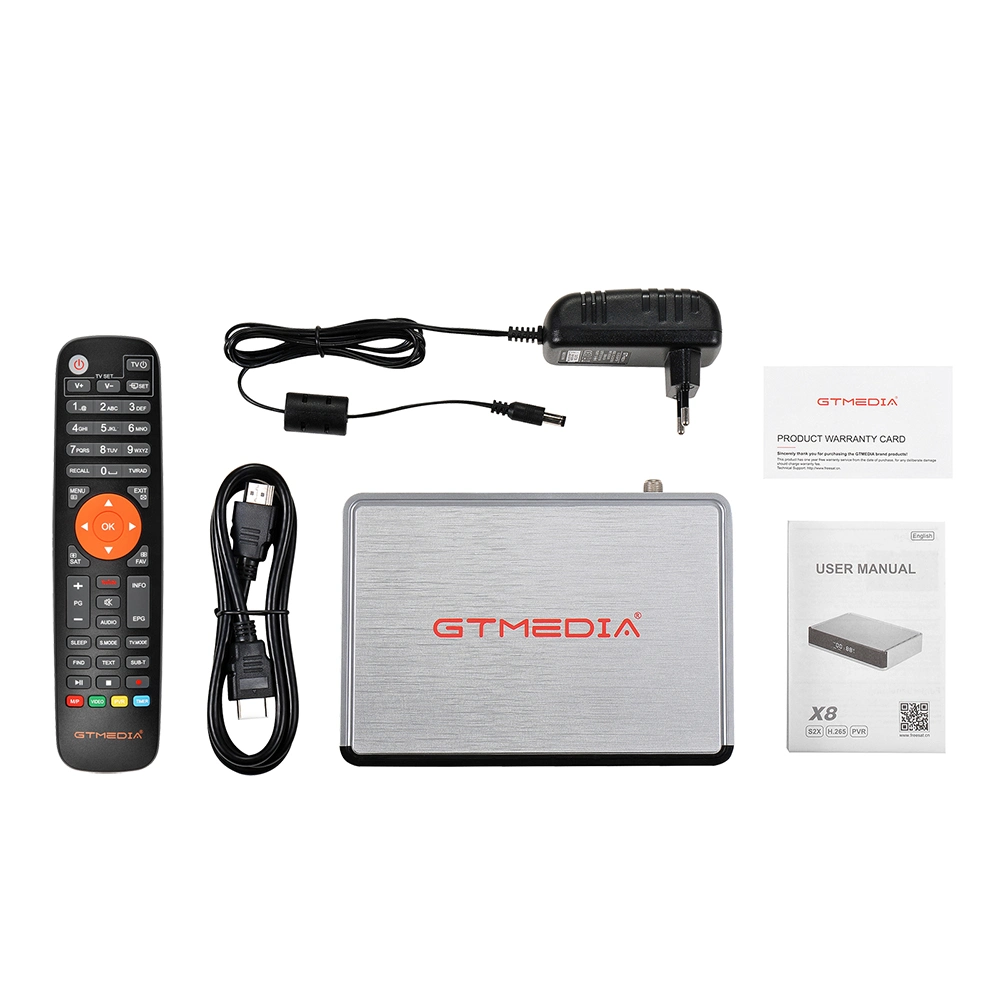 DVB S2X Gtmedia X8 FTA Hevc 10 Bit Decoder Satellite Receiver