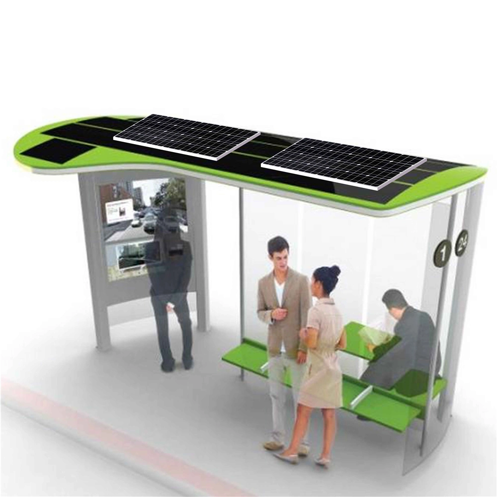 High quality/High cost performance Solar Bus Shelter Bus Stop Design