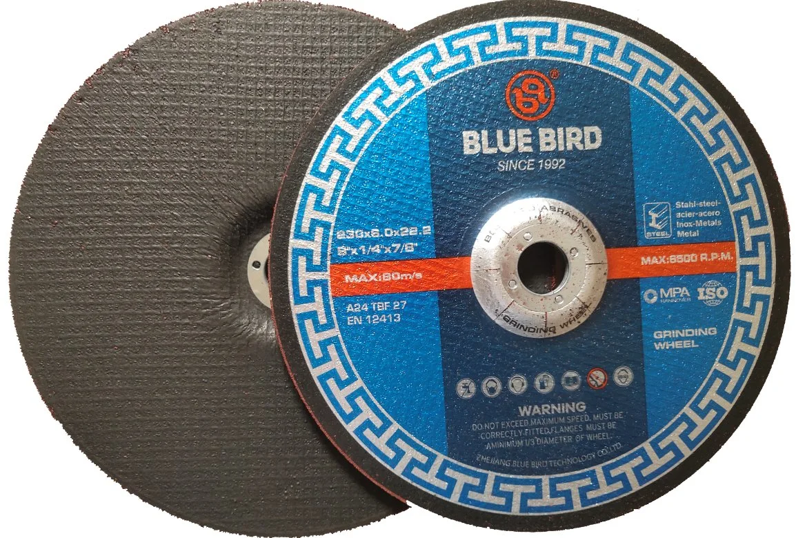 Bluebird Depressed Grinding Wheel for Metal Abrasive with MPa Certificates