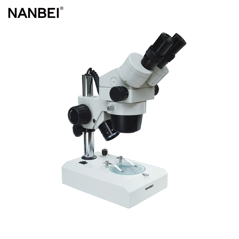 Lab Light Binocular Stereo Zoom Microscope for Mobile Phone