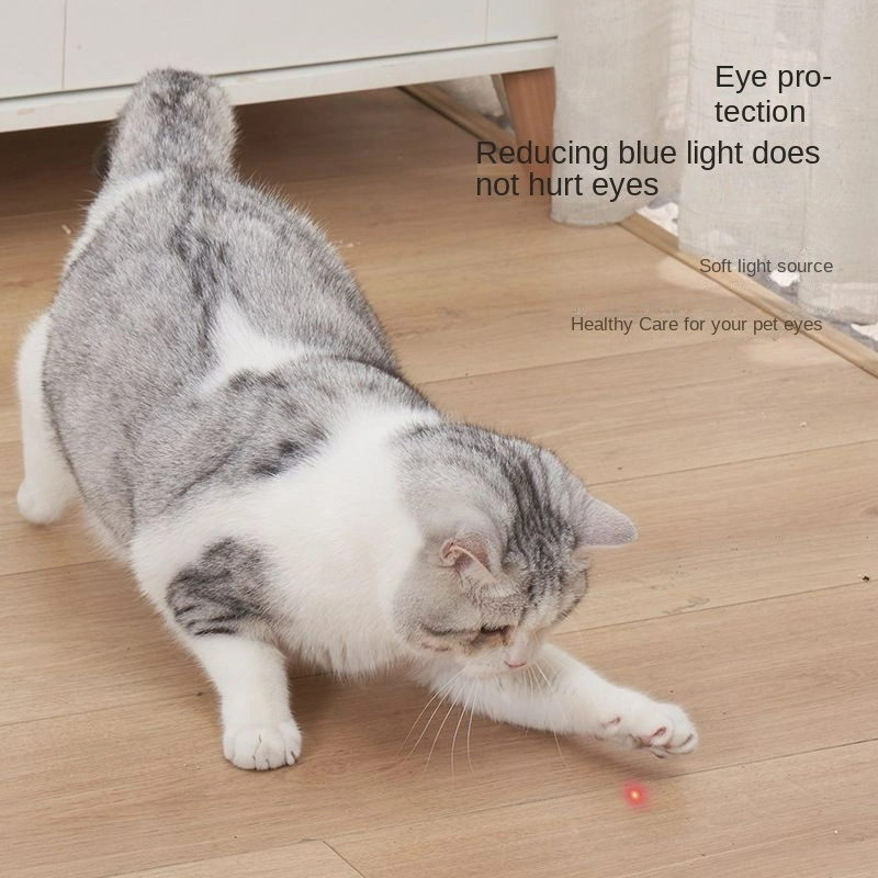 LED Infrared Ray Reduces Blue Light and Eye Protection Cat Laser Toys for Boring Cats