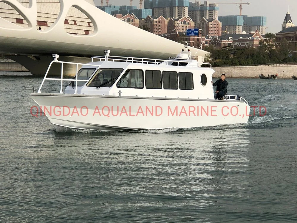 Aqualand 40feet 12m 24persons Alumnium Speed Passenger Ferry Water Taxi Aluminium Pilot Patrol Rettungskabine Motorboot (PS1200ALC)