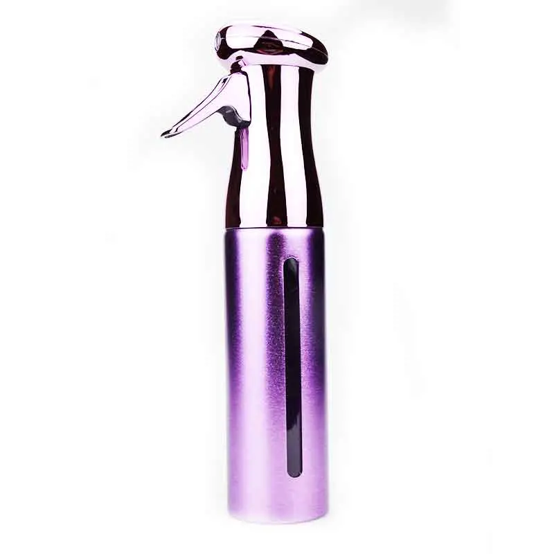 Household Cleaning 250ml Luxury Empty Aluminum Continuous Spray Bottle