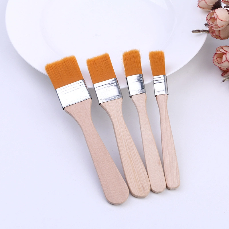 High Quality Polyester Wood Handle Brush Paint Brush Set