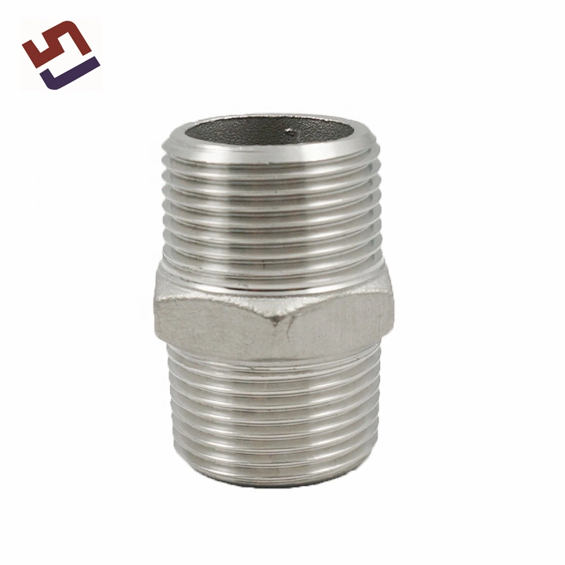 Casting Pipe Fitting Joints Hexagon/Hex Nipple Outside Threaded Flanges/Coupling/Tees/Elbow/Clamp Coupling/Reducing Hex Nipple Tube Ss 304 316 Accessories