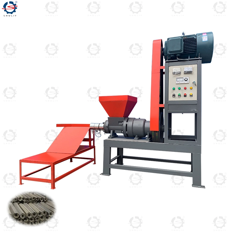 Wheat Straw Charcoal Briquette Making Machine Sawdust Briquette Screw Extruder