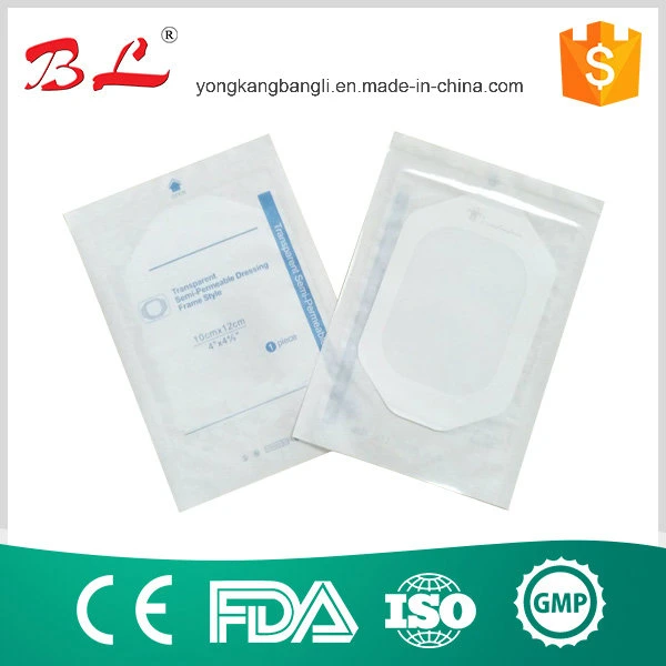 Sterile Waterproof Wound Care Medical PU Wound Dressing Pad