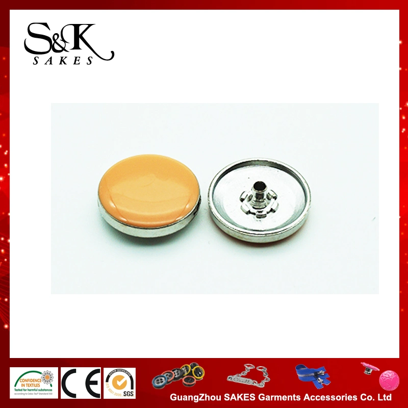 Color Matching Metal Zinc Alloy Snap Button for Coat