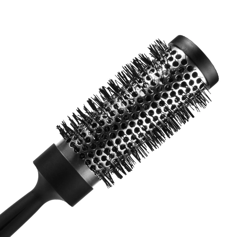 Kunststoff Professional Runde Salon Haar Styling-Tools Keramik Barrel Eber Haarbürste Aus Nylon-Borsten