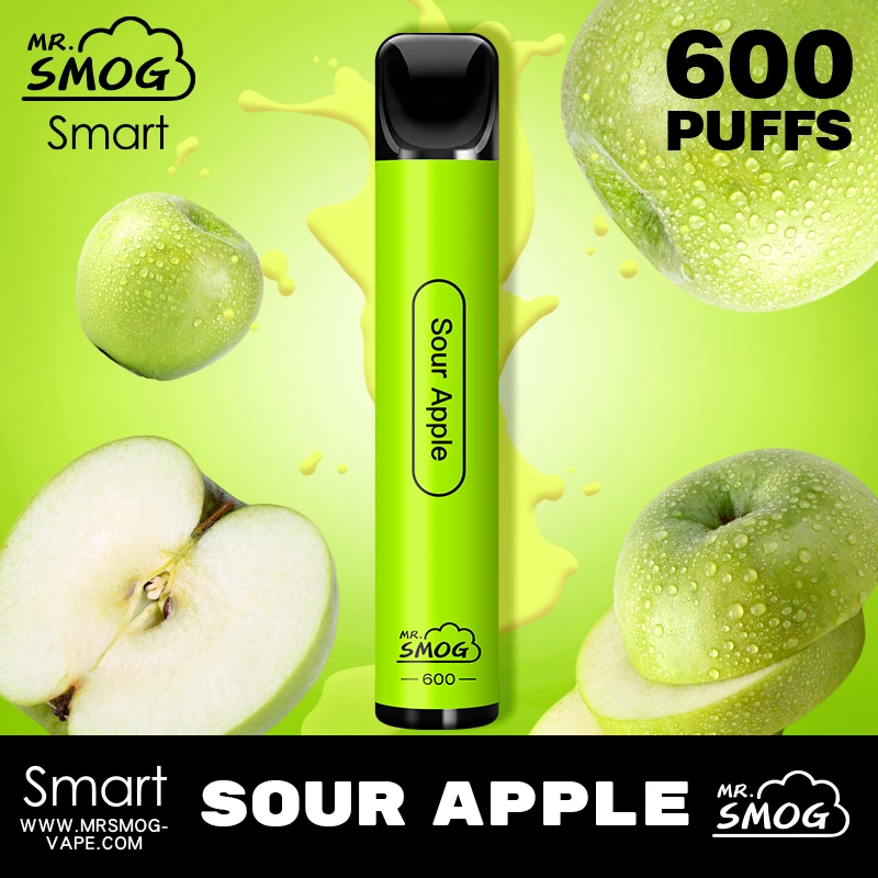 Mini portátil Sr. Smog Pen estilo E Cigarette 600 Puffs 2% NIC SAL Envío E vaporizador eléctrico Cigarette desechables Vapers cigarrillos electrónicos Ecigarrillo