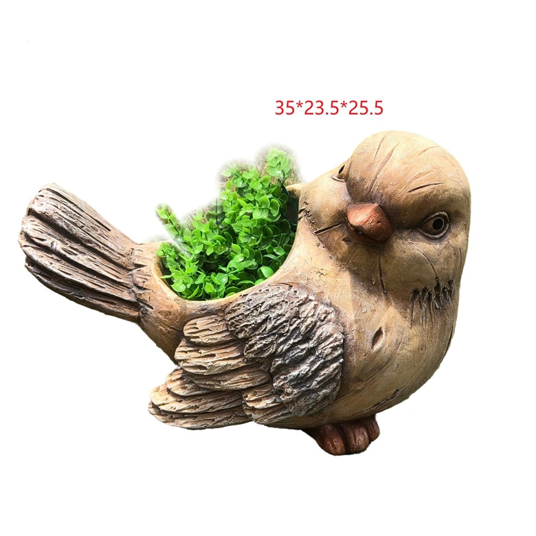 Hot Sale Animal Flower Pots Animal Set Outdoor Resin Sculpture Ornaments Resin Crafts Garden Decor