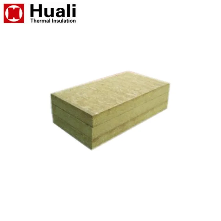 Sound Aluminum Foil Rock Wool Insulation Panel Board for Outside Wall