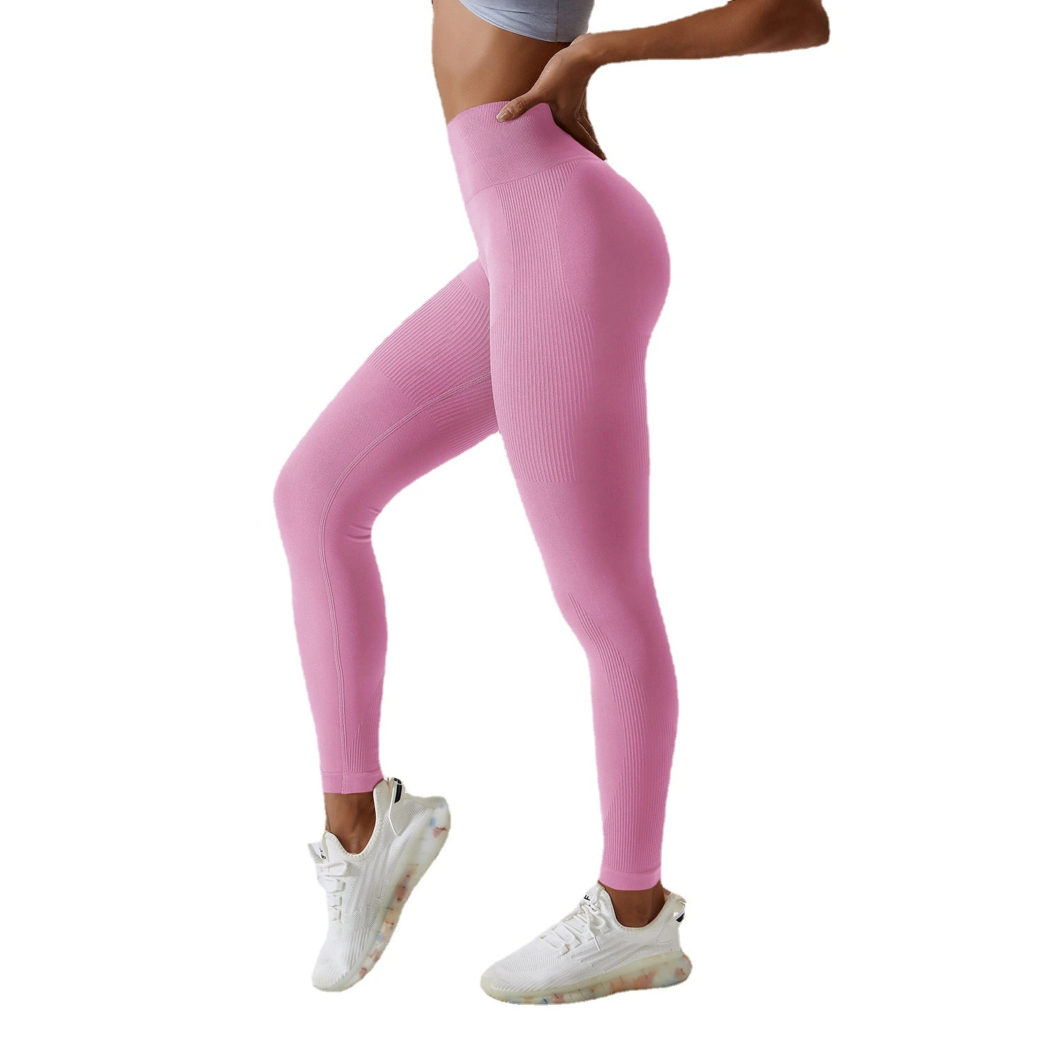 Pantalones de yoga sin costuras levantamiento de cadera Deportes ropa de gimnasio mujeres Sportswear Fitness Leggings