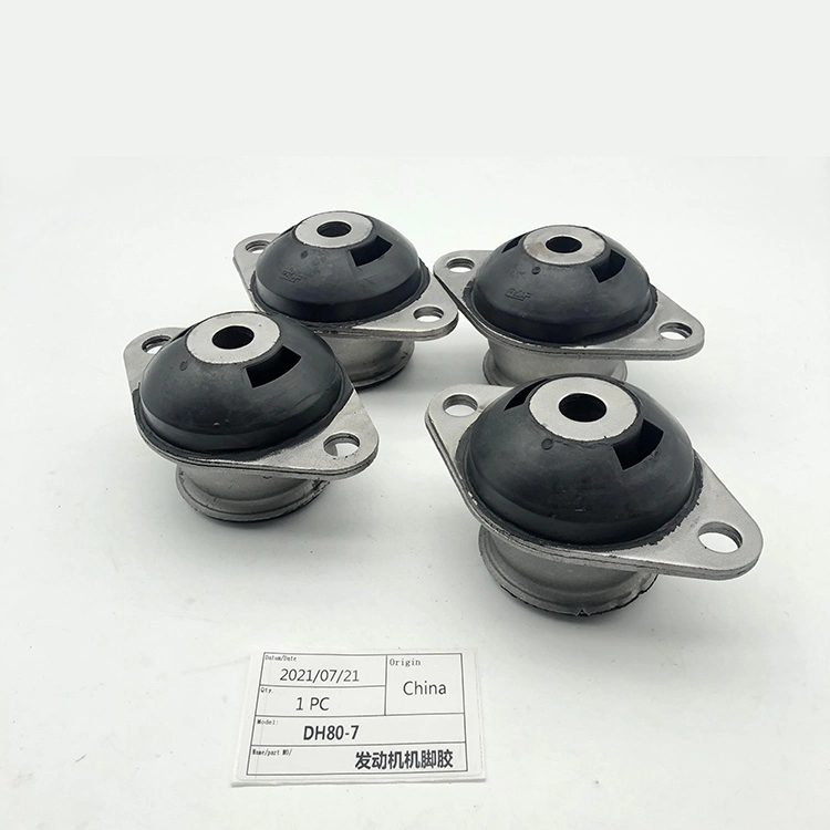 Good Quality Suitable for Excavator Accessories Excavator Parts Black Engine Cushion